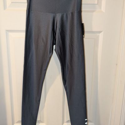 Onzie Leggings Womens XS Black Shiny High Rise Yoga Running Workout NWT